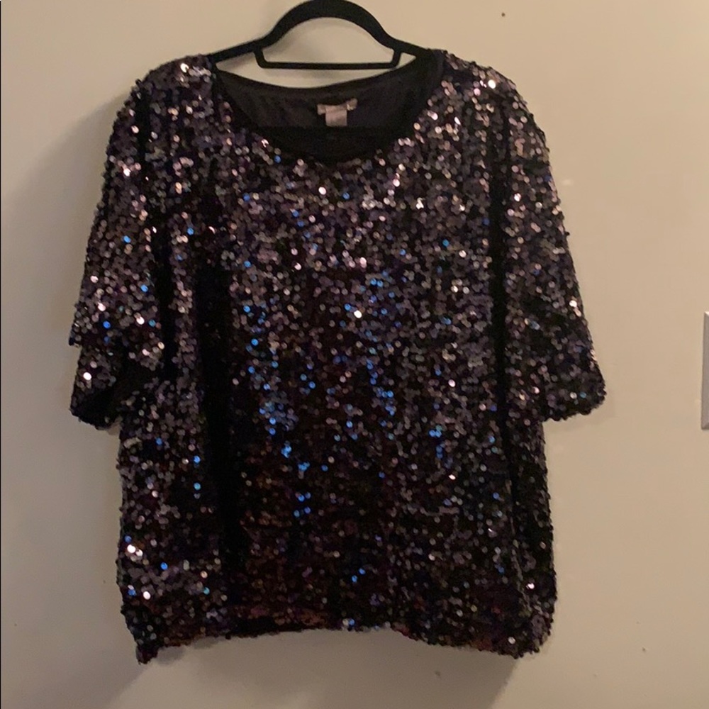 Sequin top